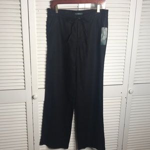 New! Ralph Lauren black linen pants